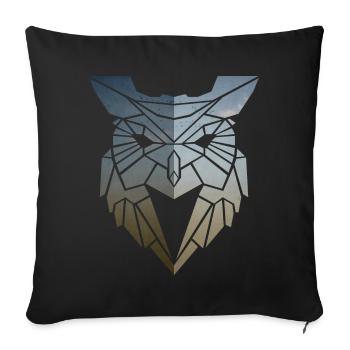 heulen - Sofakissenbezug 45 x 45 cm - Schwarz - Vorne
