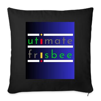 beach5 1 - Sofa pillowcase 17,3'' x 17,3'' (45 x 45 cm) - black - Front