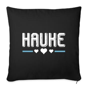 Jennifer - Sofa pillowcase 17,3'' x 17,3'' (45 x 45 cm) - black - Front