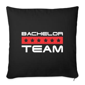 Équipage Bachelor - Housse de coussin décorative 45 x 45 cm - noir - Devant