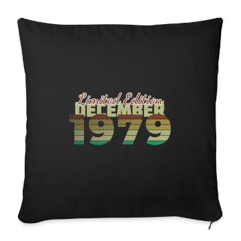 45e anniversaire Édition limitée (SCR) 12/1979 - Housse de coussin décorative 45 x 45 cm - noir - Devant