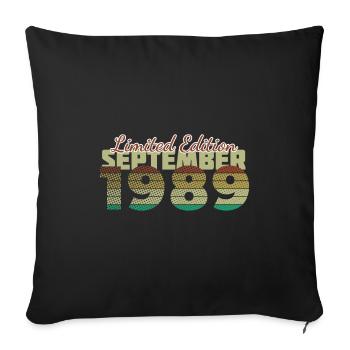 35e anniversaire Édition limitée (SCR) 09/1989 - Housse de coussin décorative 45 x 45 cm - noir - Devant