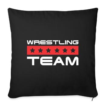 Wrestling Crew - Sofakissenbezug 45 x 45 cm - Schwarz - Vorne