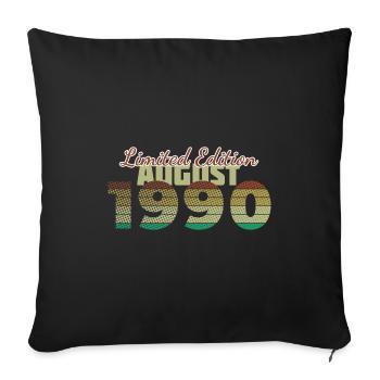 35e anniversaire édition limitée (SCR) 08/1990 - Housse de coussin décorative 45 x 45 cm - noir - Devant
