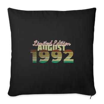 33e anniversaire Édition Limitée (SCR) 08/1992 - Housse de coussin décorative 45 x 45 cm - noir - Devant