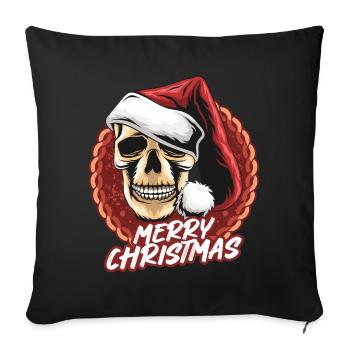 Cadeaux de Noël Noël - Housse de coussin décorative 45 x 45 cm - noir - Devant