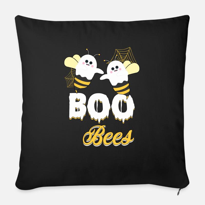 Boo Bienen - Sofakissenbezug 45 x 45 cm - Schwarz