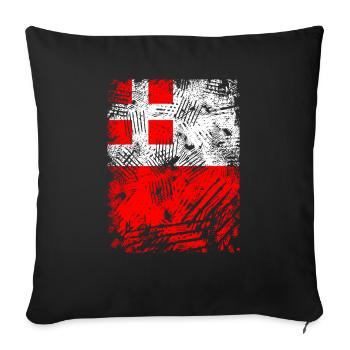 Utrecht - Sofa pillowcase 17,3'' x 17,3'' (45 x 45 cm) - black - Front