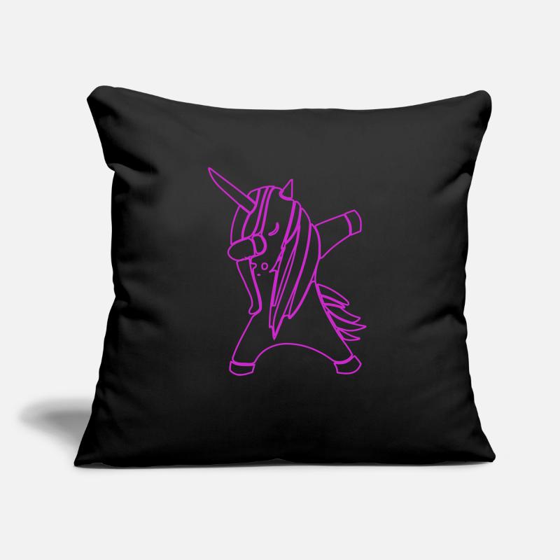 dabbing unicorn unicorn Sofa pillowcase 17,3'' x 17,3'' (45 x 45 cm)