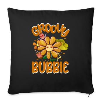 Groovy Bubbie Famille Matching Vintage Famille - Housse de coussin décorative 45 x 45 cm - noir - Devant