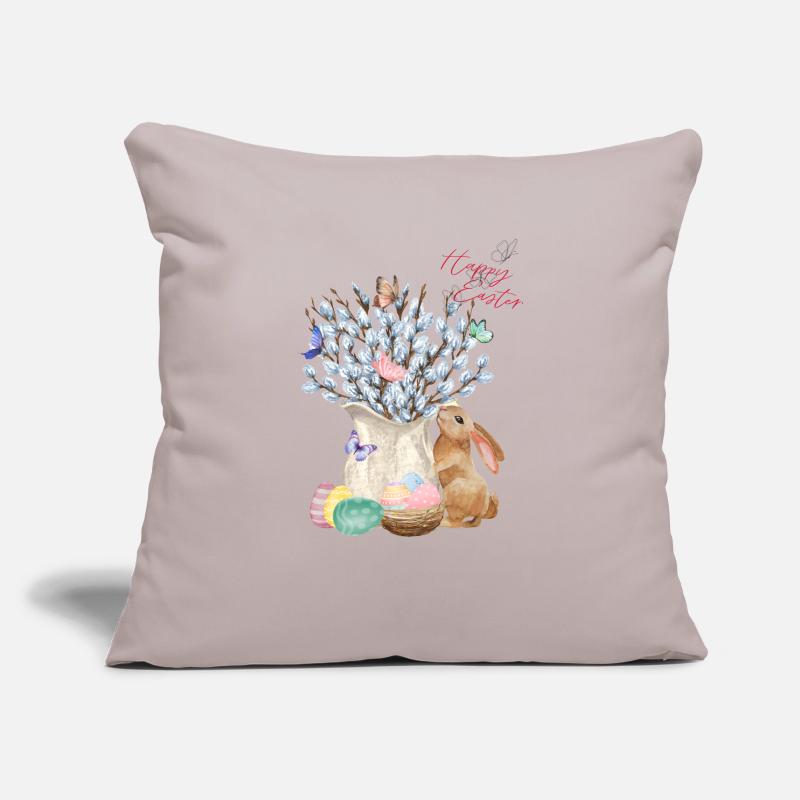 Happy Easter - Willow with Easter Eggs Sofa pillowcase 17,3'' x 17,3'' (45 x 45 cm)