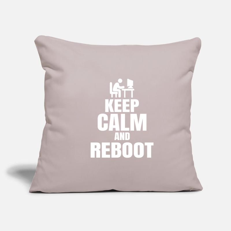 Admin Say Keep Calm Sys admin programmer Sofa pillowcase 17,3'' x 17,3'' (45 x 45 cm)