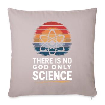 Atheismus Atheist Anti-Religion Agnostiker - Sofakissenbezug 45 x 45 cm - helles Taupe - Vorne