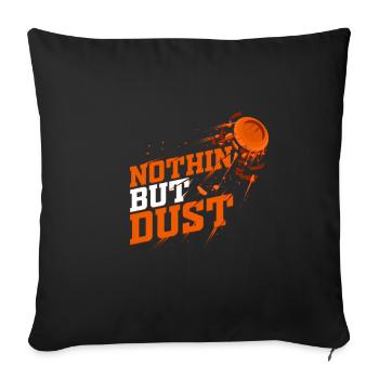 Clay Pigeon Shooting Litter Pigeon Shooting Clay Pigeons - Sofa pillowcase 17,3'' x 17,3'' (45 x 45 cm) - black - Front