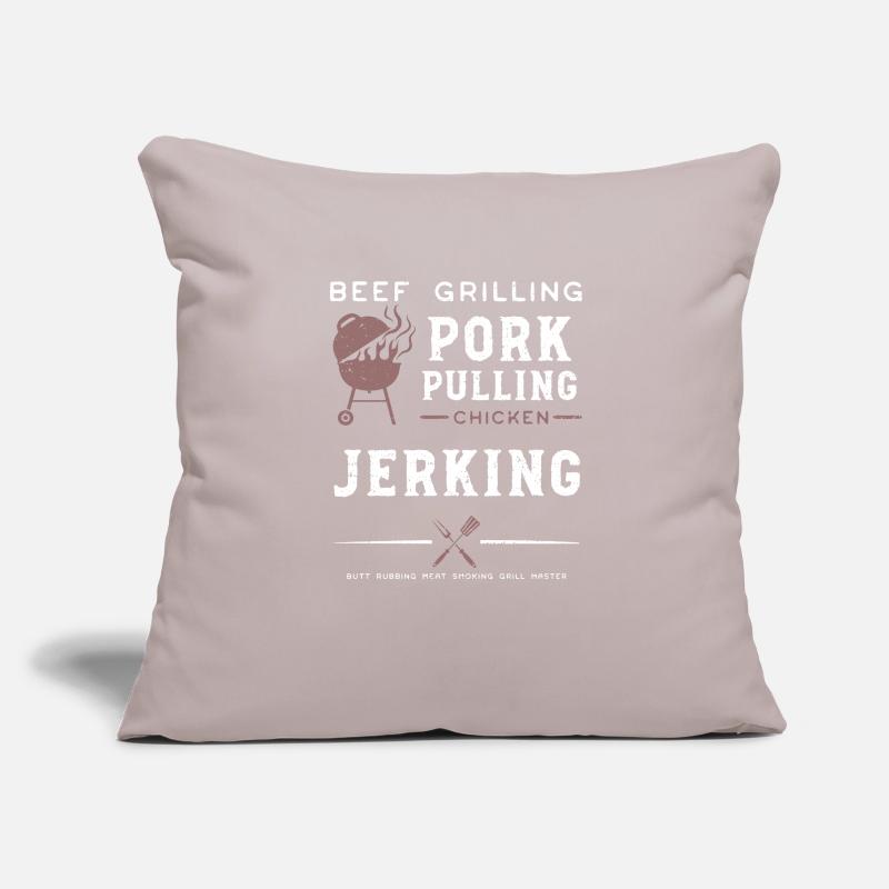 Beef Grilling Pork Pulling Chick... Sofakissenbezug 45 x 45 cm