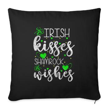 Luck Money Lucky Charm - Sofa pillowcase 17,3'' x 17,3'' (45 x 45 cm) - black - Front