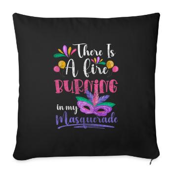 Party Parade - Sofa pillowcase 17,3'' x 17,3'' (45 x 45 cm) - black - Front