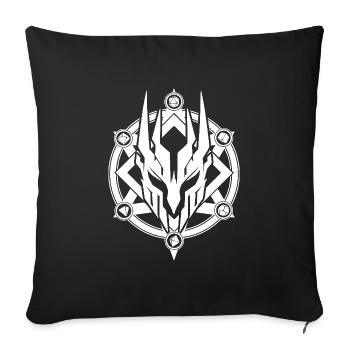 Magic circles Emblem Fighter - Sofa pillowcase 17,3'' x 17,3'' (45 x 45 cm) - black - Front