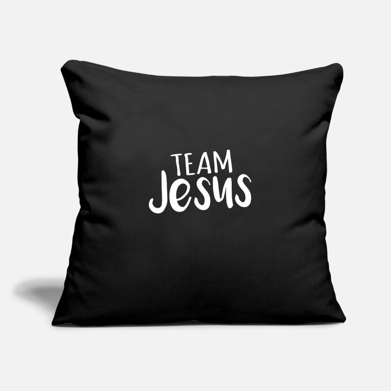 team jesus Christus Housse de coussin décorative 45 x 45 cm