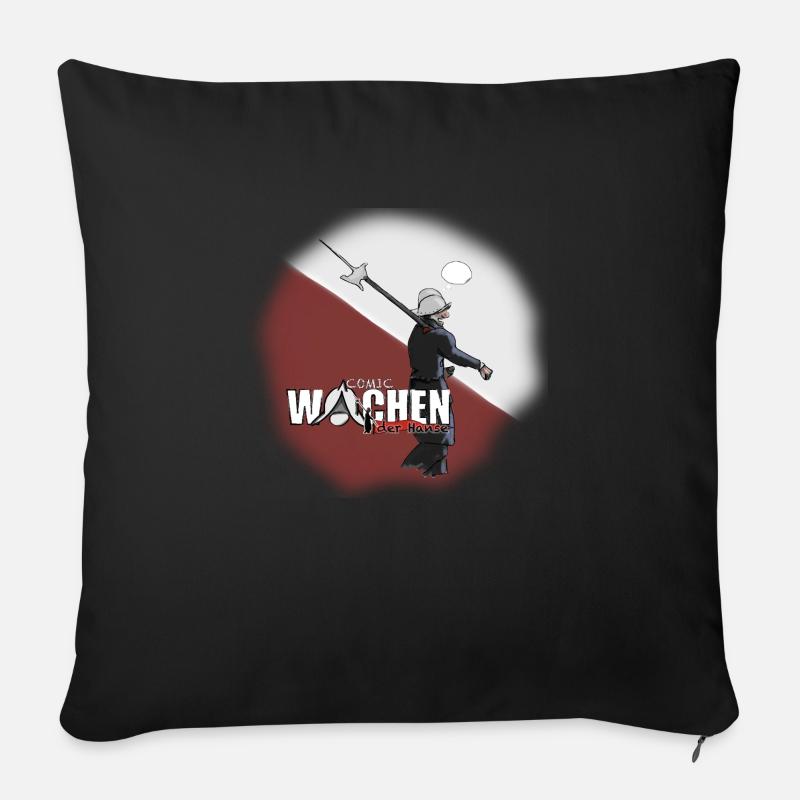 City Guard - Sofa pillowcase 17,3'' x 17,3'' (45 x 45 cm) - black
