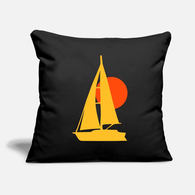 Coucher de soleil Housse de coussin décorative 45 x 45 cm