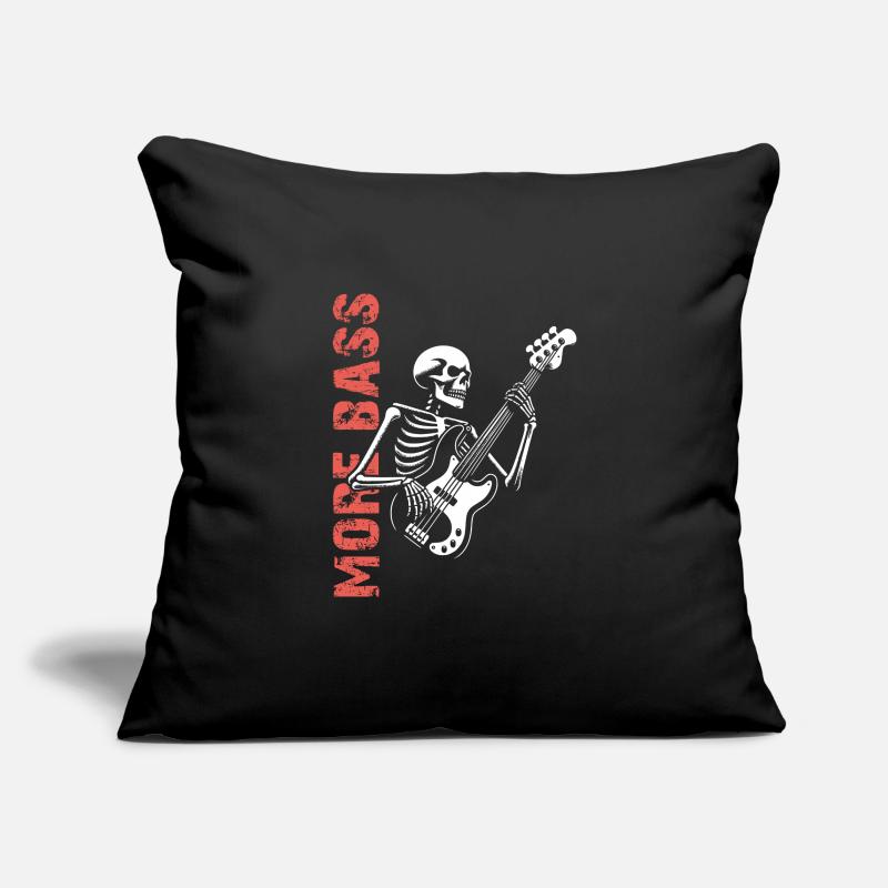 Plus Basse - Skeleton avec Basse Housse de coussin décorative 45 x 45 cm