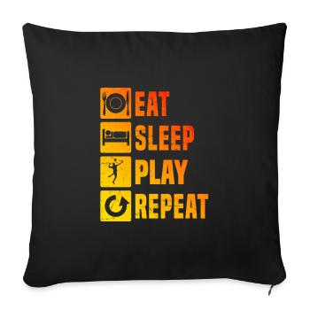 Fistball Fistball Homme Fistball Homme - Housse de coussin décorative 45 x 45 cm - noir - Devant