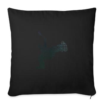 Bboy Hiphop Hip Hop Break Dance Breakdance - Housse de coussin décorative 45 x 45 cm - noir - Devant