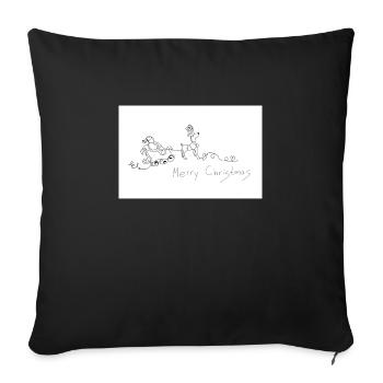 best basic ideas - Sofakissenbezug 45 x 45 cm - Schwarz - Vorne