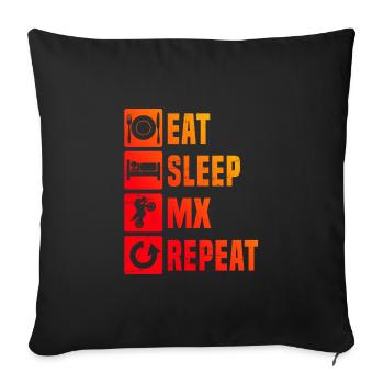 Freestyle Motocross Men's Women's Supermoto - Sofa pillowcase 17,3'' x 17,3'' (45 x 45 cm) - black - Front