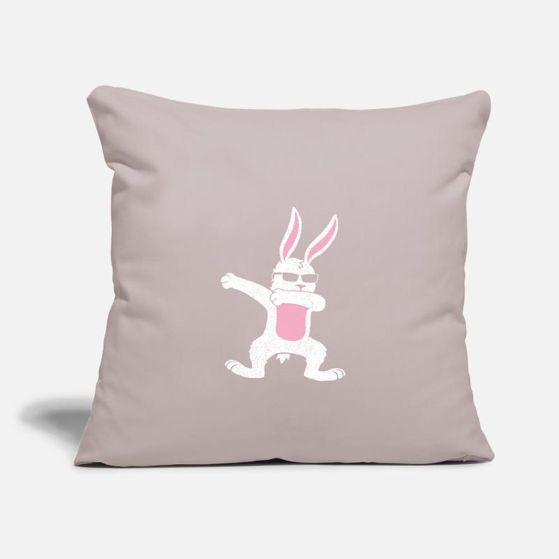 Dabbing Easter Bunny Easter Gift Gift Idea Sofa pillowcase 17,3'' x 17,3'' (45 x 45 cm)