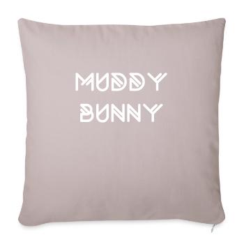 Muddy Bunny - Sofakissenbezug 45 x 45 cm - helles Taupe - Vorne