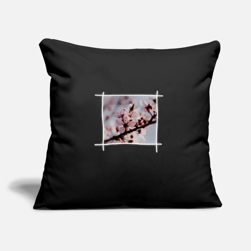 Cherry Blossoms & Cherry Tree Sofa pillowcase 17,3'' x 17,3'' (45 x 45 cm)