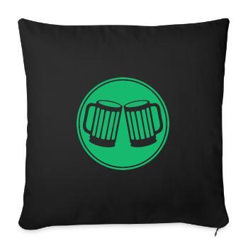 Beer - Beer Mug - Party - Beer Tent - Folk Festival - Sofa pillowcase 17,3'' x 17,3'' (45 x 45 cm) - black - Front