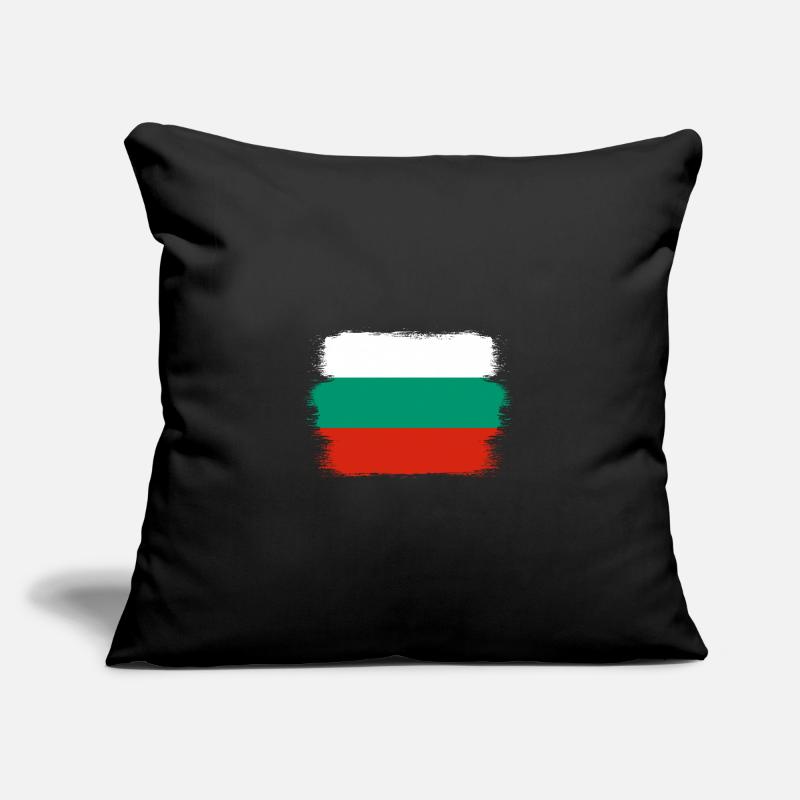 Drapeau bulgare Drapeau bulgare Sables d’or Housse de coussin décorative 45 x 45 cm