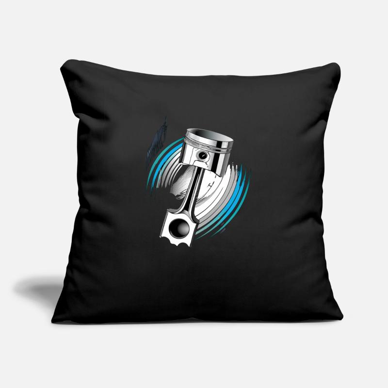 La force du piston en action Housse de coussin décorative 45 x 45 cm