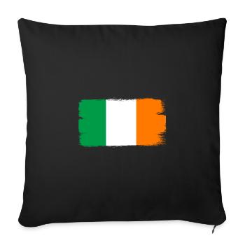 Ireland Flag Vintage Irish Flag Dublin - Sofa pillowcase 17,3'' x 17,3'' (45 x 45 cm) - black - Front