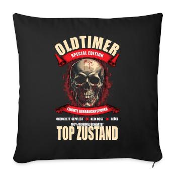 Oldtimer - Special Edition - Sofakissenbezug 45 x 45 cm - Schwarz - Vorne