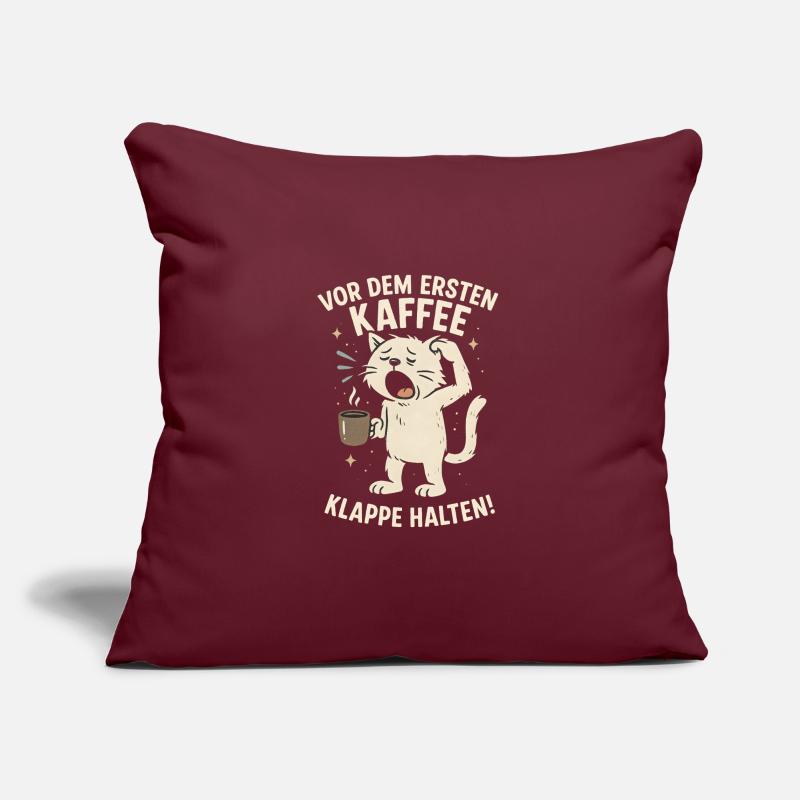 Coffee Cat Monday Work Office Saying Sofa pillowcase 17,3'' x 17,3'' (45 x 45 cm)