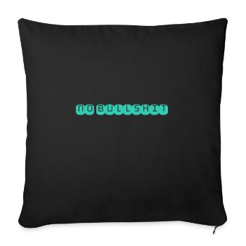 PAS DE CONNERIES - Housse de coussin décorative 45 x 45 cm - noir - Devant