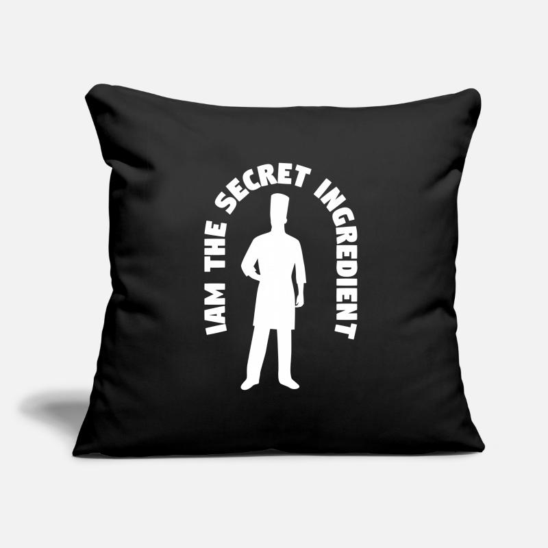 Cuisinier Chef étoilé Gastro Restaurant Housse de coussin décorative 45 x 45 cm