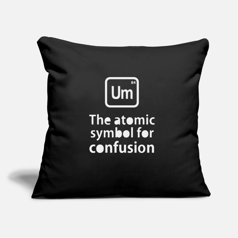 PERIODIC CONFUSION Sofa pillowcase 17,3'' x 17,3'' (45 x 45 cm)