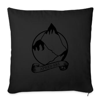 Apres Ski - Sofa pillowcase 17,3'' x 17,3'' (45 x 45 cm) - black - Front