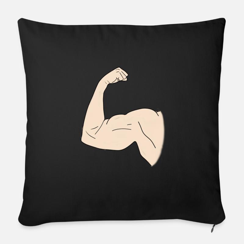 Stark - Sofakissenbezug 45 x 45 cm - Schwarz