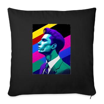 Stand with Pride - Sofakissenbezug 45 x 45 cm - Schwarz - Vorne