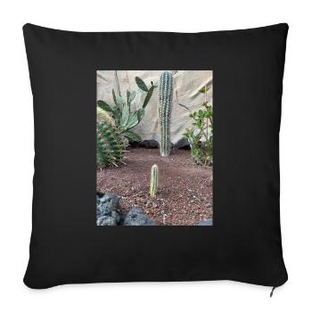 David vs Goliath - Sofa pillowcase 17,3'' x 17,3'' (45 x 45 cm) - black - Front