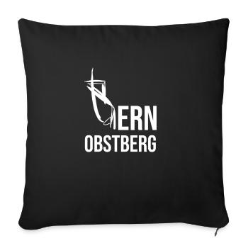 Berne Obstberg - Housse de coussin décorative 45 x 45 cm - noir - Devant