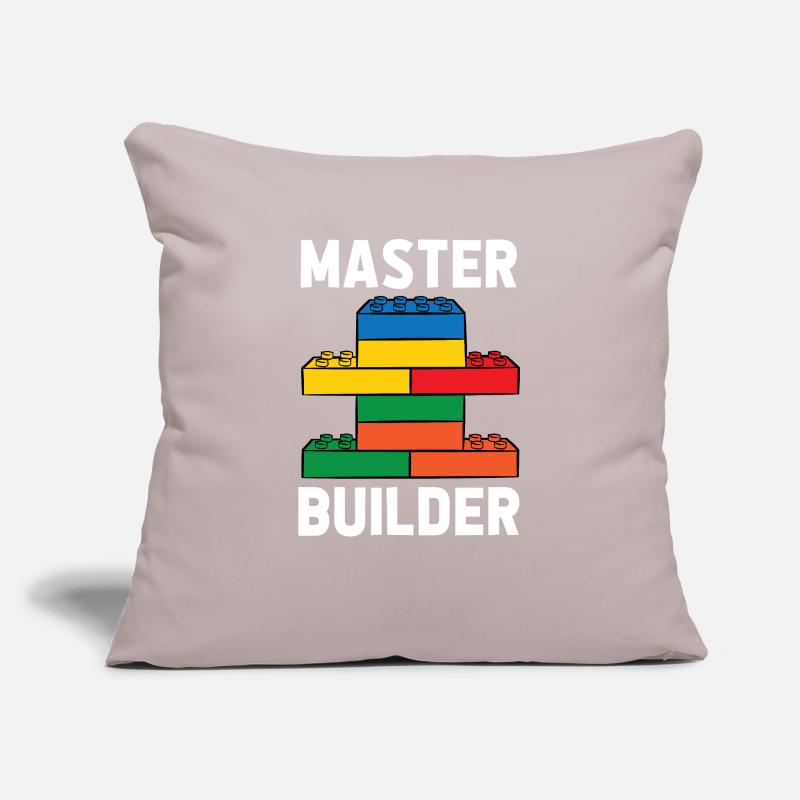 Brick Builder Brick Building Master Builder Sofa pillowcase 17,3'' x 17,3'' (45 x 45 cm)
