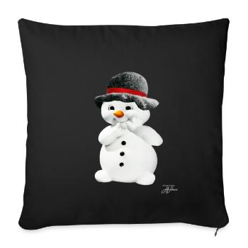 Christmas Christmas Christmas holiday season - Sofa pillowcase 17,3'' x 17,3'' (45 x 45 cm) - black - Front