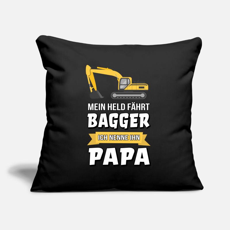 Bagger Baggerfahrer Bauarbeiter Papa Geschenk Sofakissenbezug 45 x 45 cm